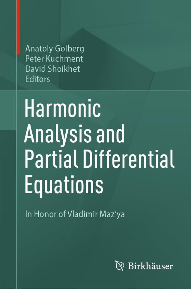 Harmonic Analysis and Partial Differential Equations: In Honor of Vladimir Maz'ya book cover by 