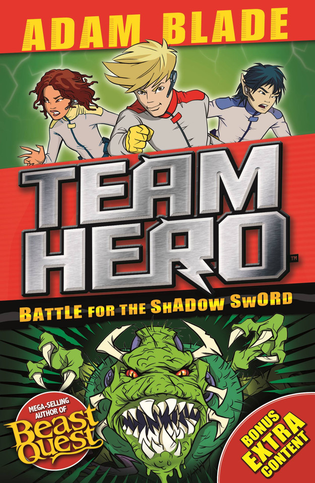 Team Hero: Battle for the Shadow Sword: Series 1 Book 1 (Team Hero) book cover by Adam Blade