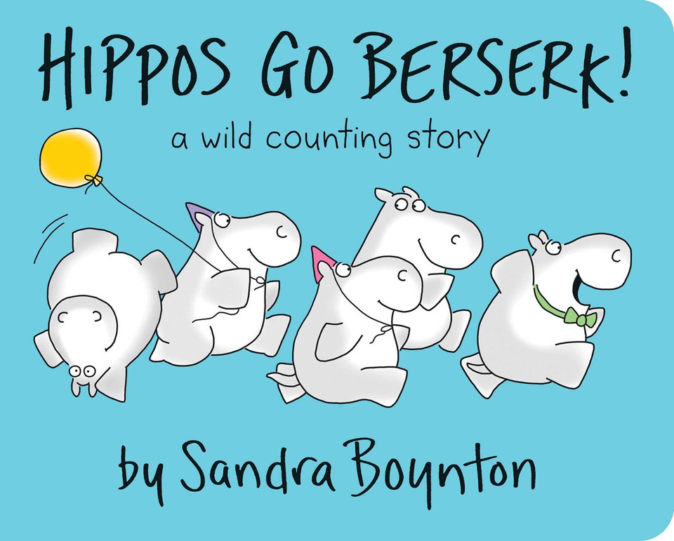 Hippos Go Berserk! book cover by Sandra Boynton