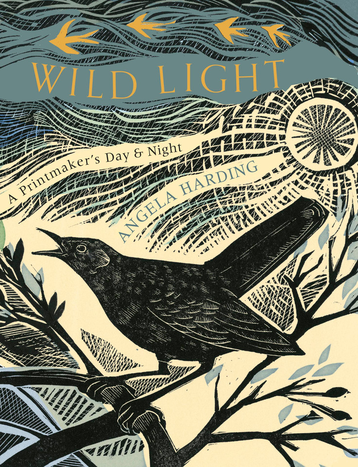 Wild Light: A printmaker's day, a printmaker's night book cover by Angela Harding
