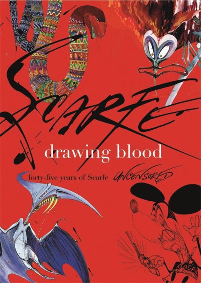 Drawing Blood: Forty Five Years of Scarfe book cover by Gerald Scarfe