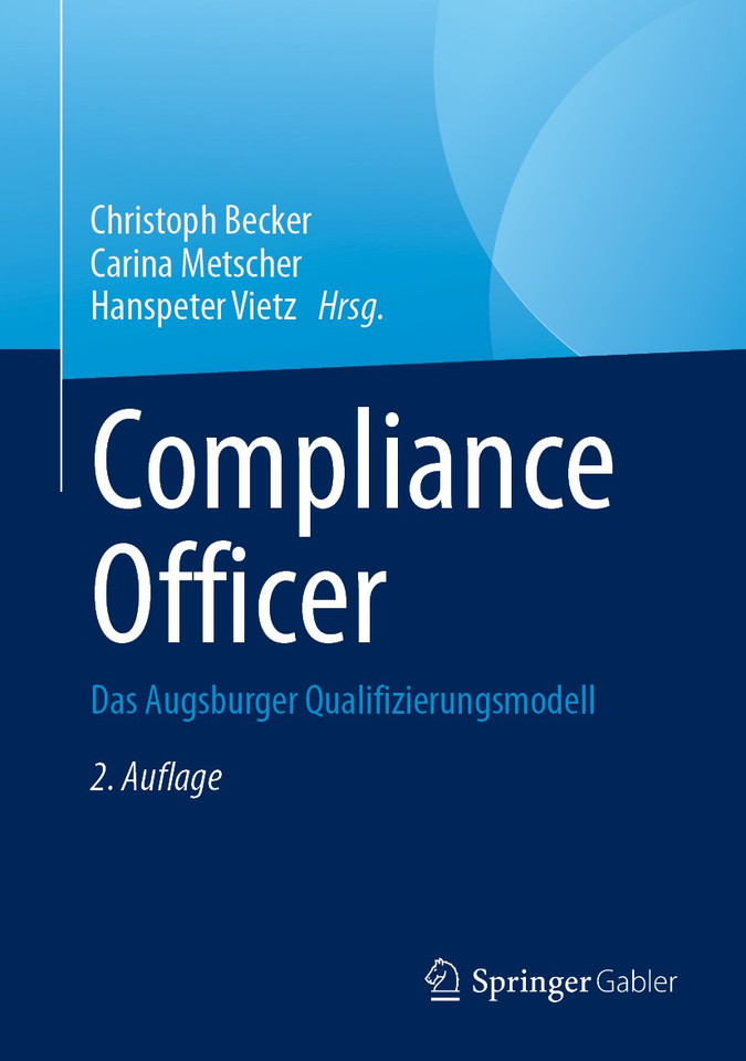 Compliance Officer: Das Augsburger Qualifizierungsmodell book cover by 