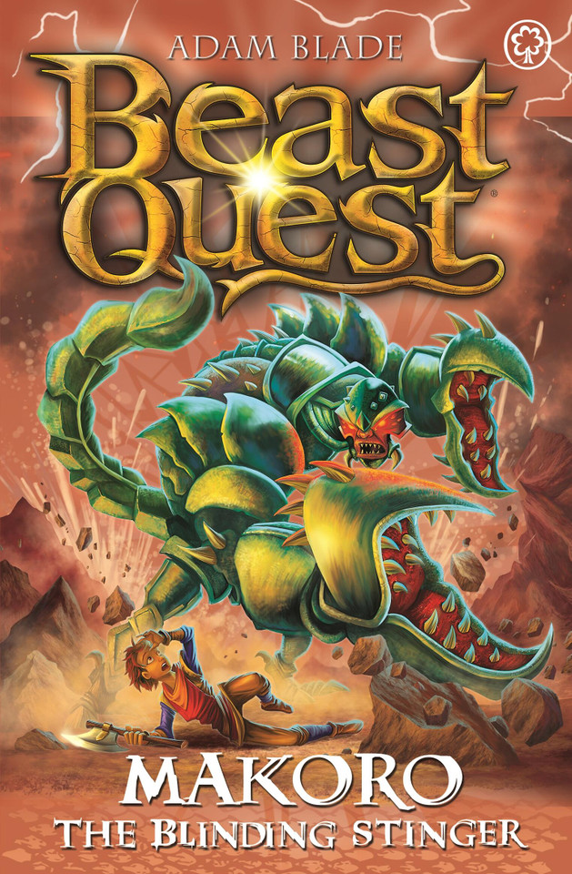 Beast Quest: Makoro the Blinding Stinger: Series 30 Book 2 (Beast Quest) book cover by Adam Blade