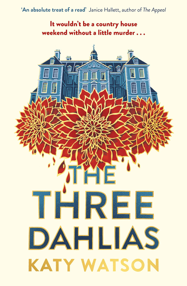 The Three Dahlias book cover by Katy Watson