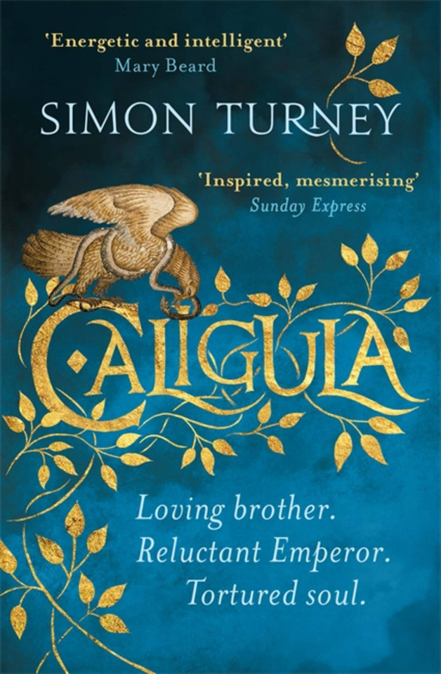 Caligula (The Damned Emperors) book cover by Simon Turney