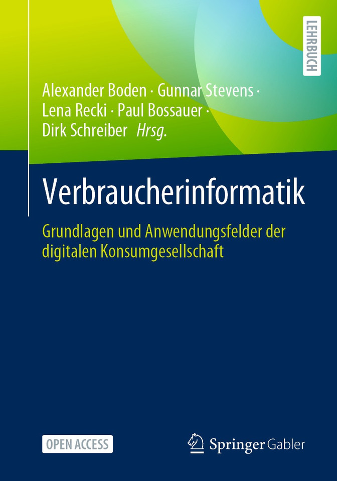 Verbraucherinformatik: Grundlagen und Anwendungsfelder der digitalen Konsumgesellschaft book cover by 