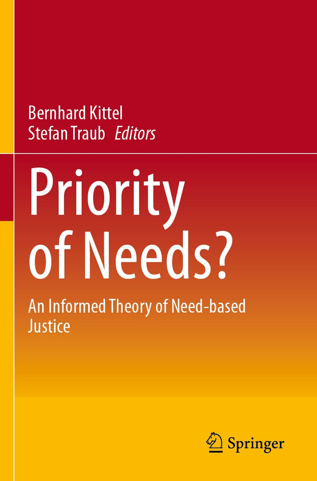 Priority of Needs?: An Informed Theory of Need-based Justice book cover by 