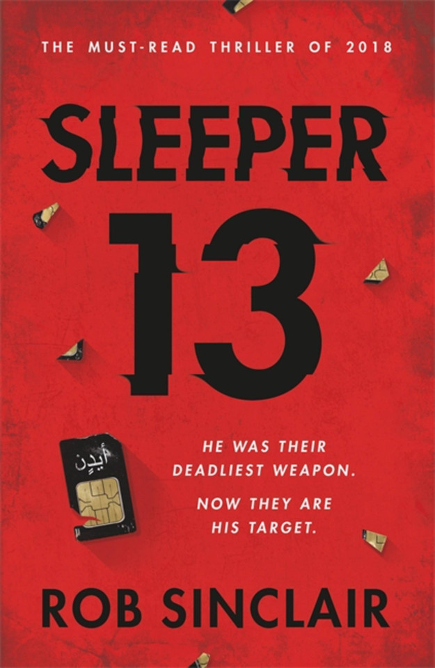 Sleeper 13 book cover by Rob Sinclair