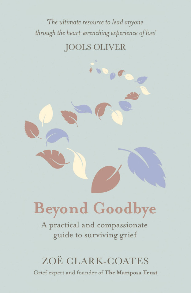 Beyond Goodbye: A practical and compassionate guide to surviving grief, with day-by-day resources to navigate a path through loss book cover by Zoë Clark-Coates