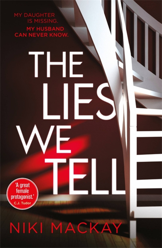 The Lies We Tell book cover by Niki Mackay