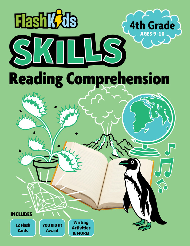 Reading Comprehension: Grade 4 (Flash Skills) book cover by 