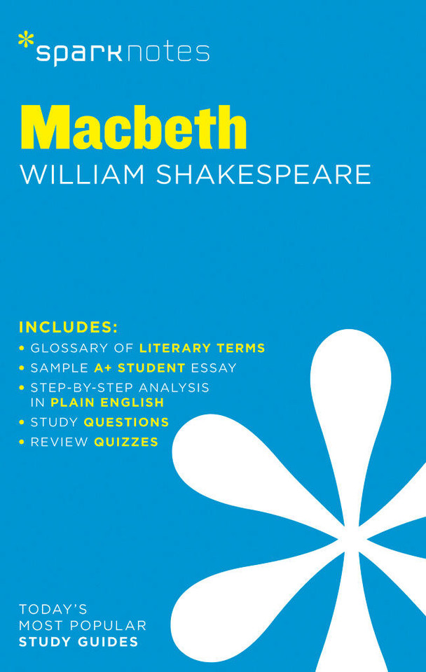 Macbeth SparkNotes Literature Guide (SparkNotes Literature Guide Series #43) book cover by SparkNotes, William Shakespeare
