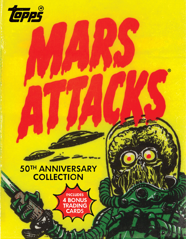 Mars Attacks book cover by The Topps Company