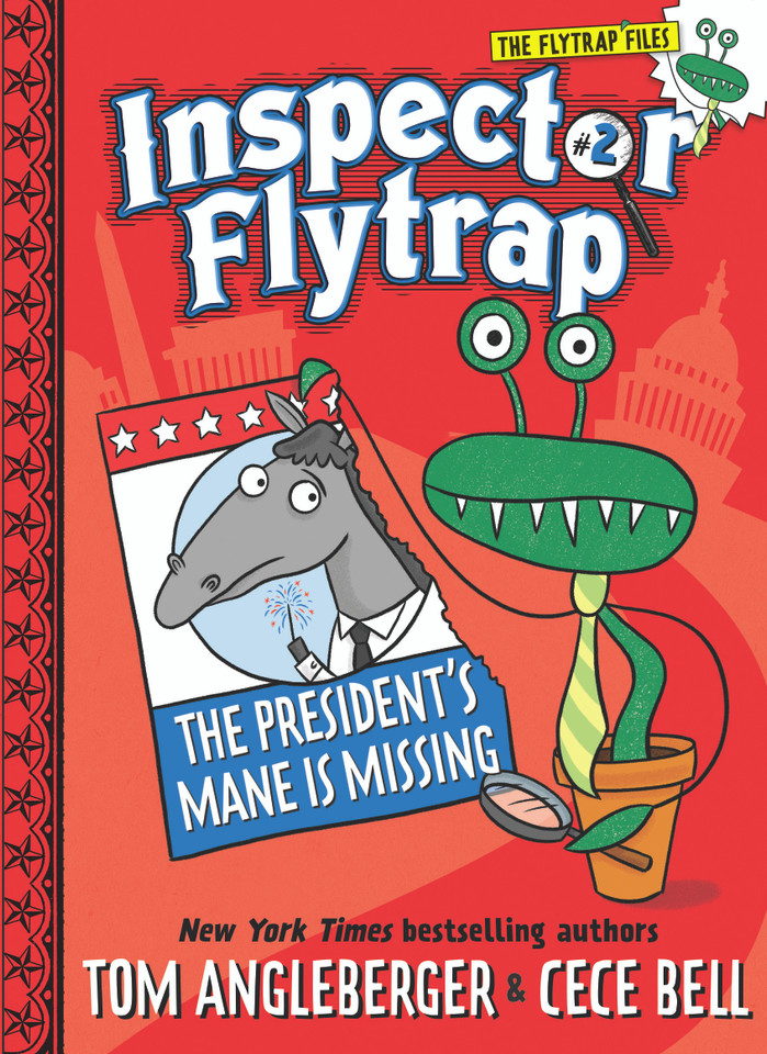 Inspector Flytrap in The President’s Mane Is Missing (Inspector Flytrap #2) (Inspector Flytrap) book cover by Tom Angleberger
