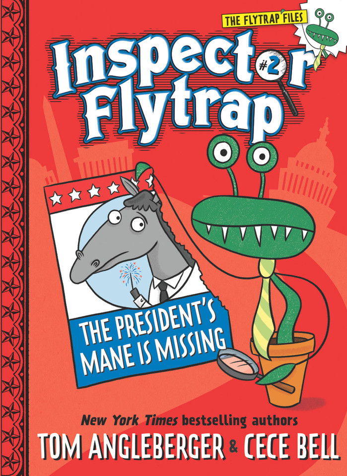 Inspector Flytrap in The President’s Mane Is Missing (Inspector Flytrap #2) (Inspector Flytrap) book cover by Tom Angleberger
