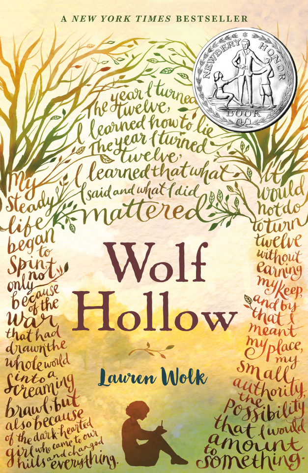 Wolf Hollow book cover by Lauren Wolk