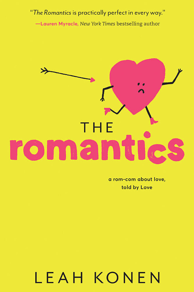 The Romantics book cover by Leah Konen
