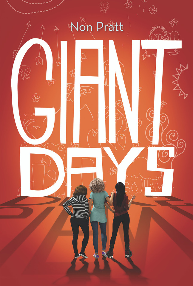 Giant Days book cover by Non Pratt, BOOM! Studios
