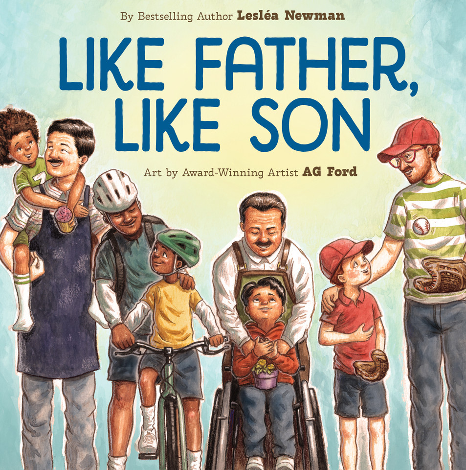 Like Father, Like Son: A Picture Book book cover by Lesléa Newman