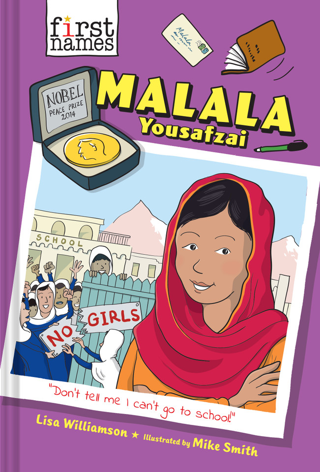 Malala Yousafzai (The First Names Series) book cover by Lisa Williamson