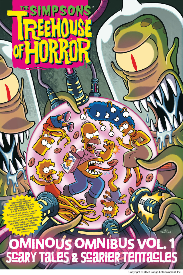 The Simpsons Treehouse of Horror Ominous Omnibus Vol. 1: Scary Tales & Scarier Tentacles (The Simpsons Treehouse of Horror) book cover by Matt Groening