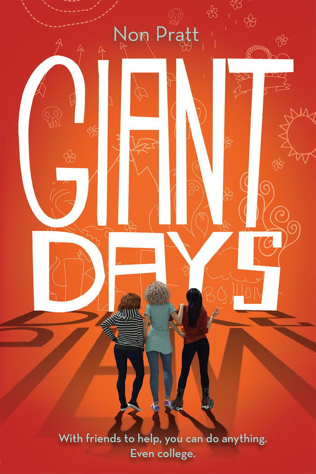 Giant Days book cover by Non Pratt, BOOM! Studios