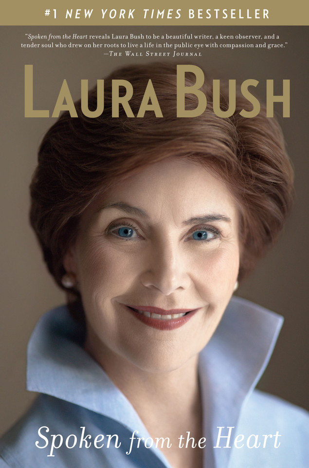 Spoken from the Heart book cover by Laura Bush