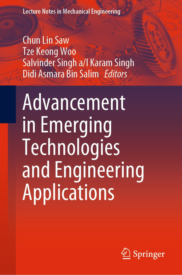 Advancement in Emerging Technologies and Engineering Applications (Lecture Notes in Mechanical Engineering) book cover by 