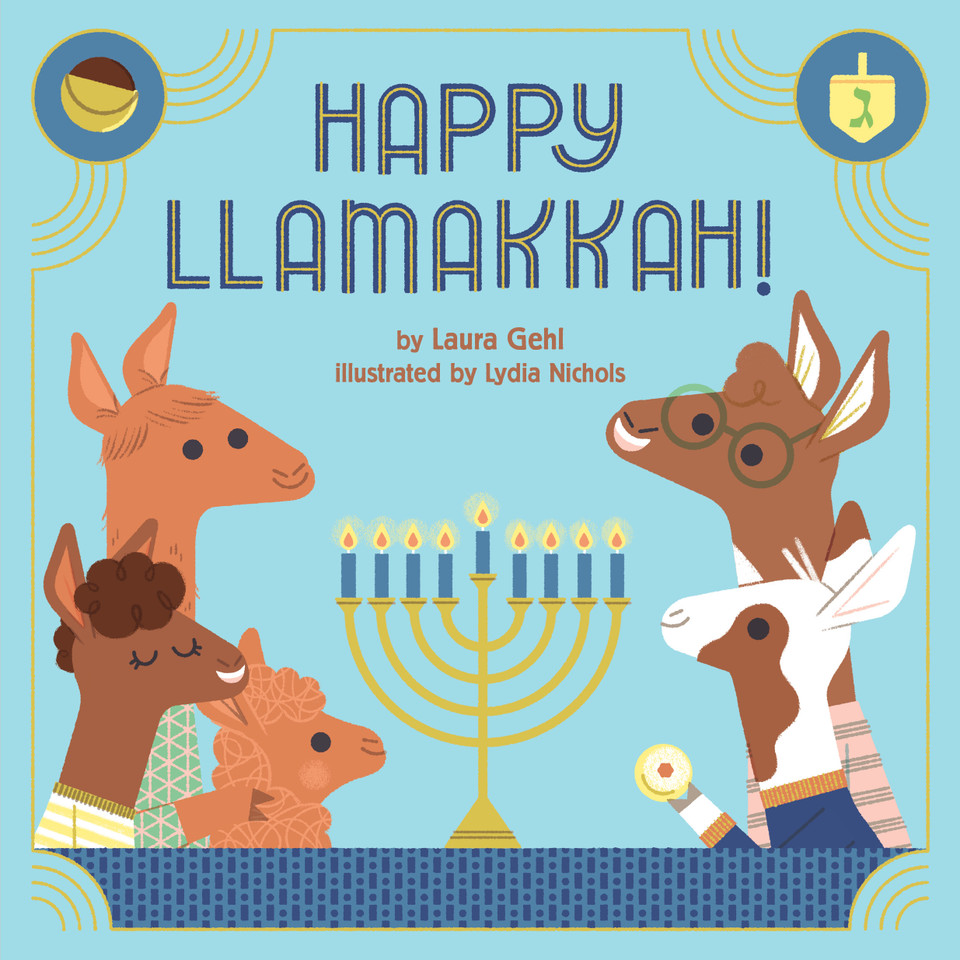 Happy Llamakkah!: A Hanukkah Story book cover by Laura Gehl