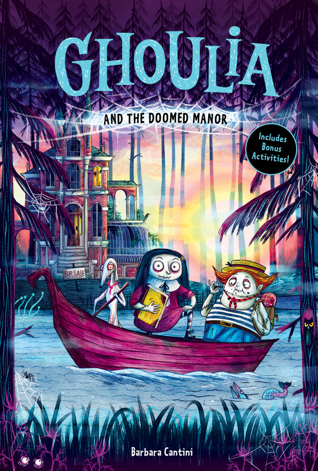 Ghoulia and the Doomed Manor (Book #4) (Ghoulia) book cover by Barbara Cantini