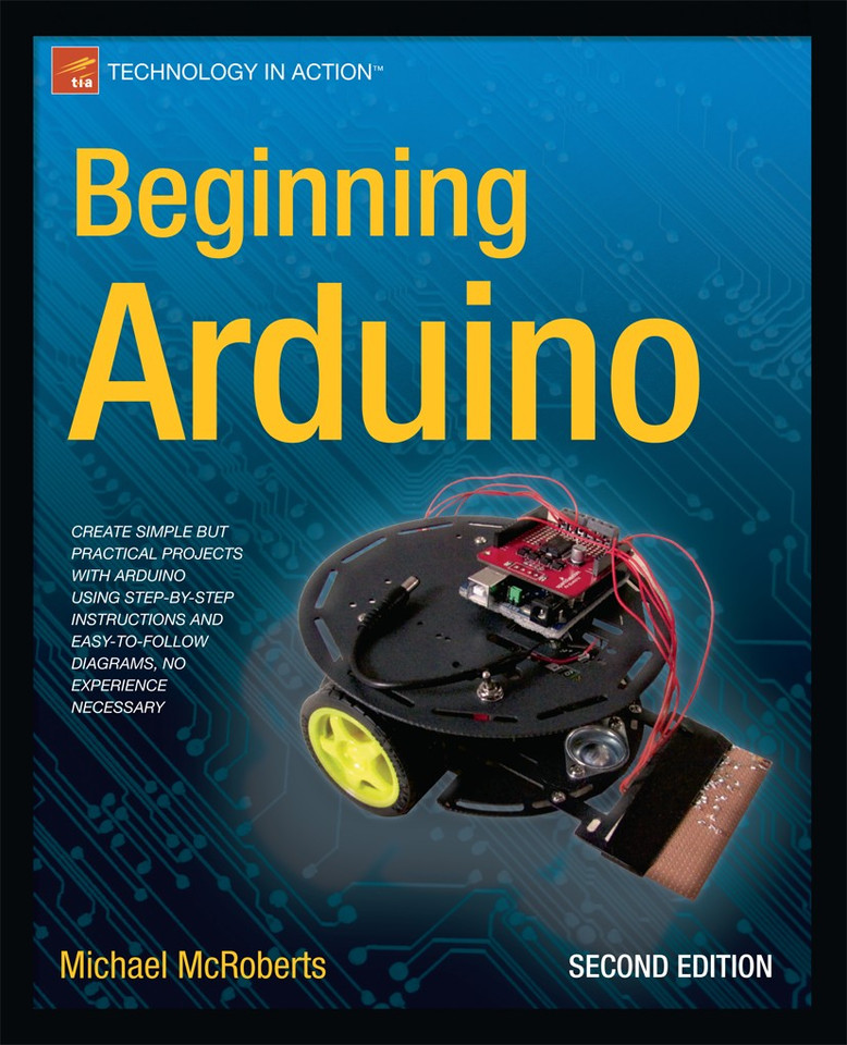 Beginning Arduino book cover by Michael McRoberts