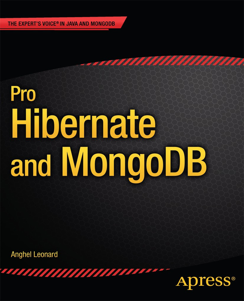 Pro Hibernate and MongoDB book cover by Anghel Leonard