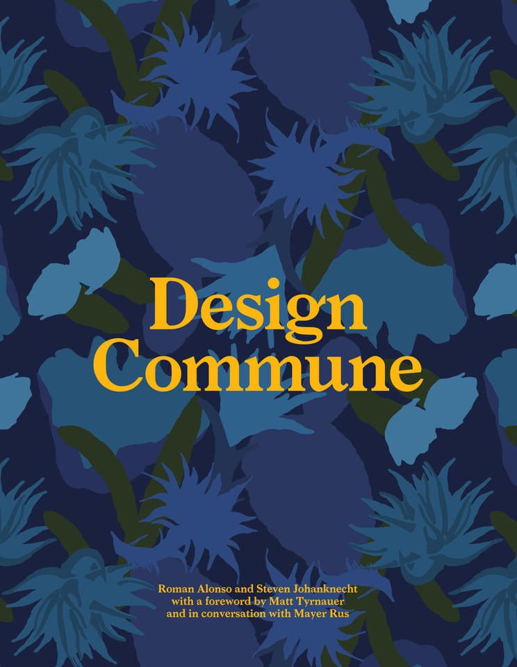 Design Commune book cover by Roman Alonso, Steven Johanknecht