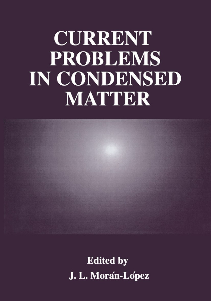 Current Problems in Condensed Matter book cover by 
