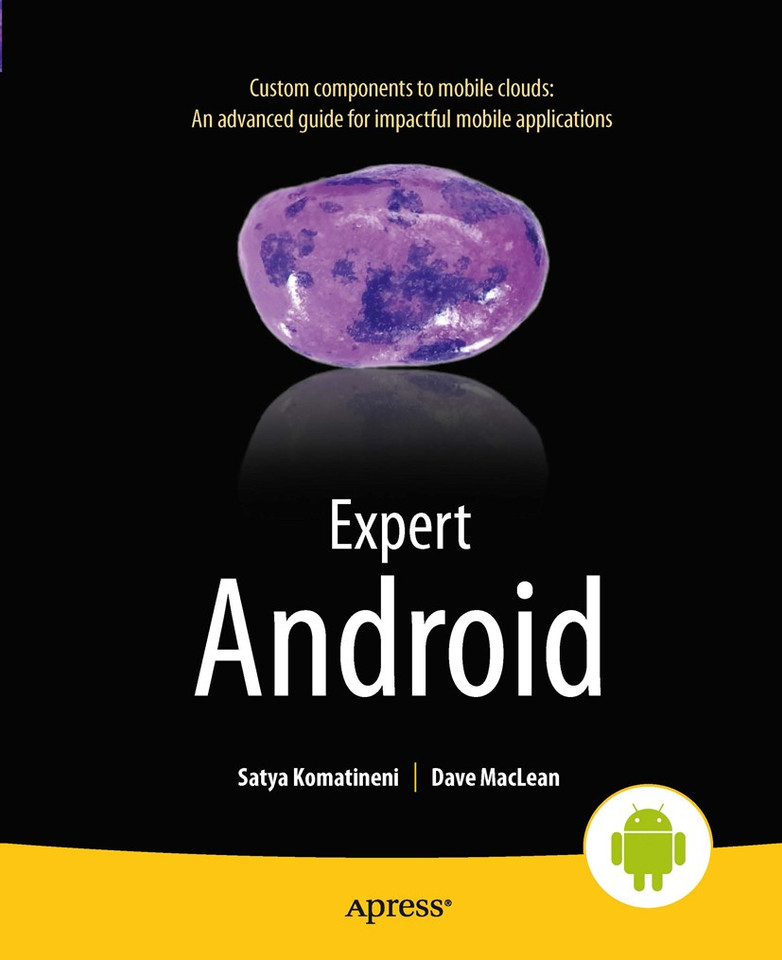Expert Android book cover by Satya Komatineni, Dave MacLean