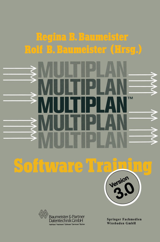Multiplan 3.0 book cover by Gisela Semrau