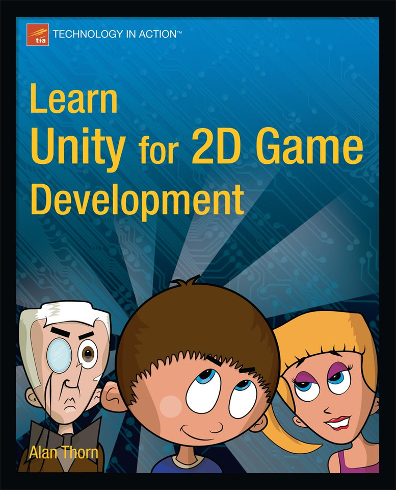 Learn Unity for 2D Game Development book cover by Alan Thorn