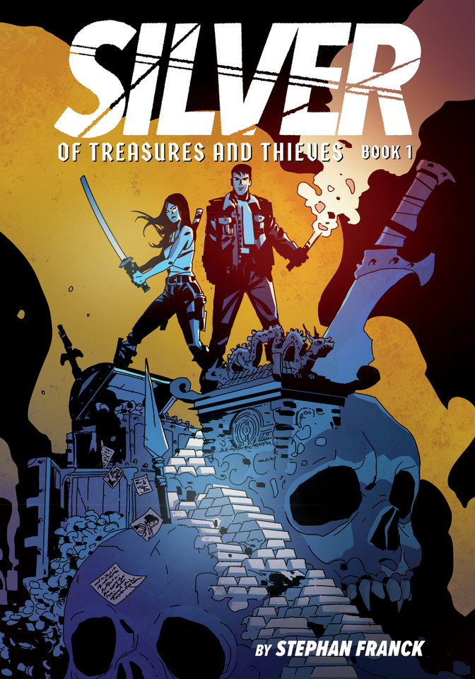 Silver: Of Treasures and Thieves: A Graphic Novel (Silver #1) book cover by Stephan Franck