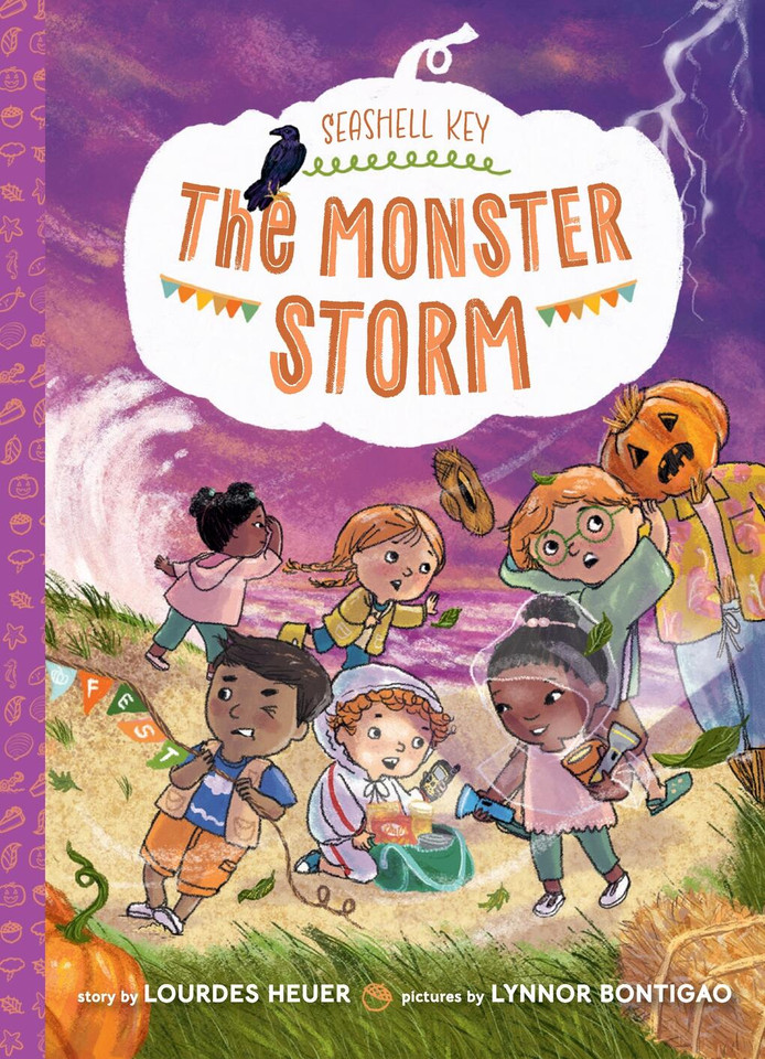 The Monster Storm (Seashell Key #2): A Chapter Book (Seashell Key) book cover by Lourdes Heuer