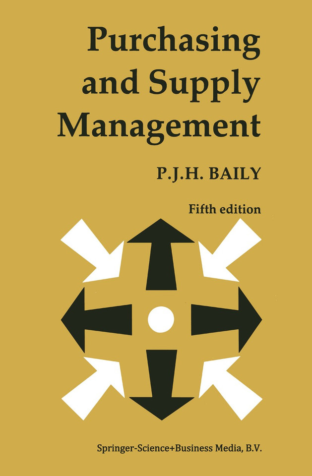 Purchasing and Supply Management book cover by P. J. H. Baily