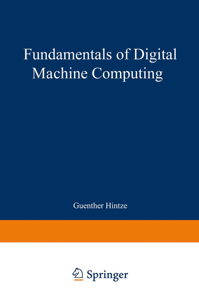 Fundamentals of Digital Machine Computing book cover by Guenter Hintze