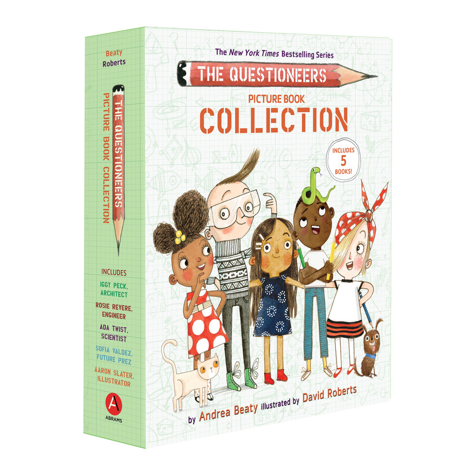 The Questioneers Picture Book Collection (Books 1-5) (The Questioneers) book cover by Andrea Beaty
