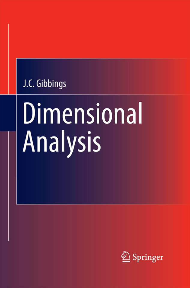Dimensional Analysis book cover by J.C. Gibbings