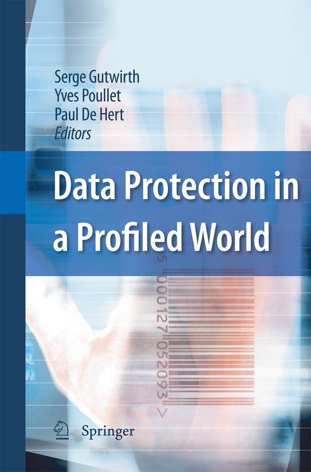 Data Protection in a Profiled World book cover by 