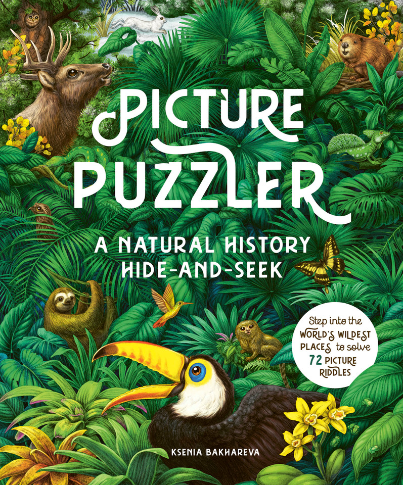 Picture Puzzler: A Natural History Hide-and-Seek book cover by Rachel Williams