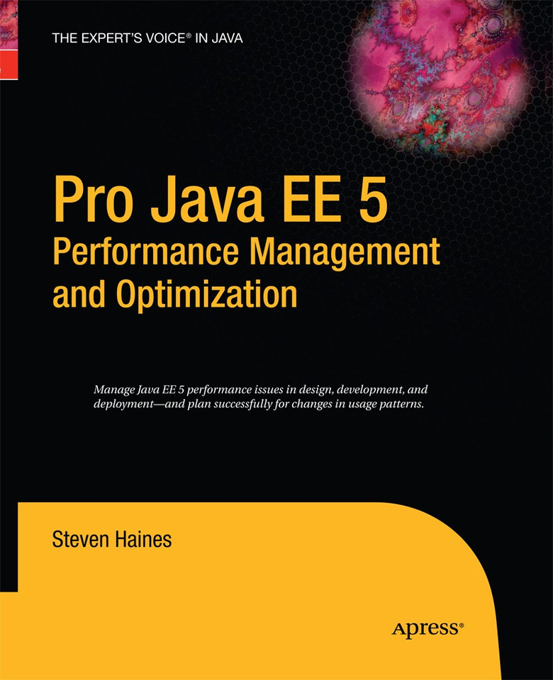 Pro Java EE 5 Performance Management and Optimization book cover by Steven Haines