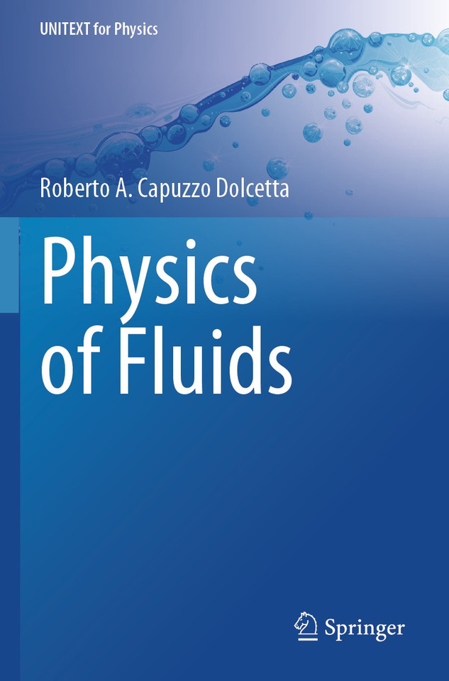 Physics of Fluids (UNITEXT for Physics) book cover by Roberto A. Capuzzo Dolcetta