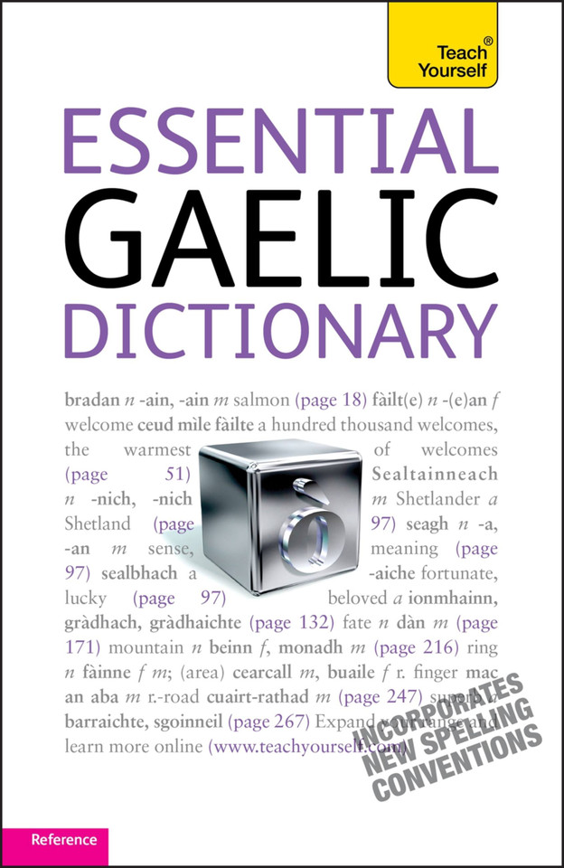 Essential Gaelic Dictionary book cover by Ian Macdonald, Boyd Robertson