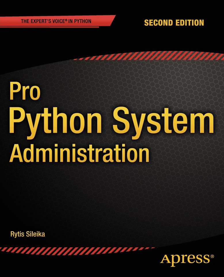 Pro Python System Administration book cover by Rytis Sileika
