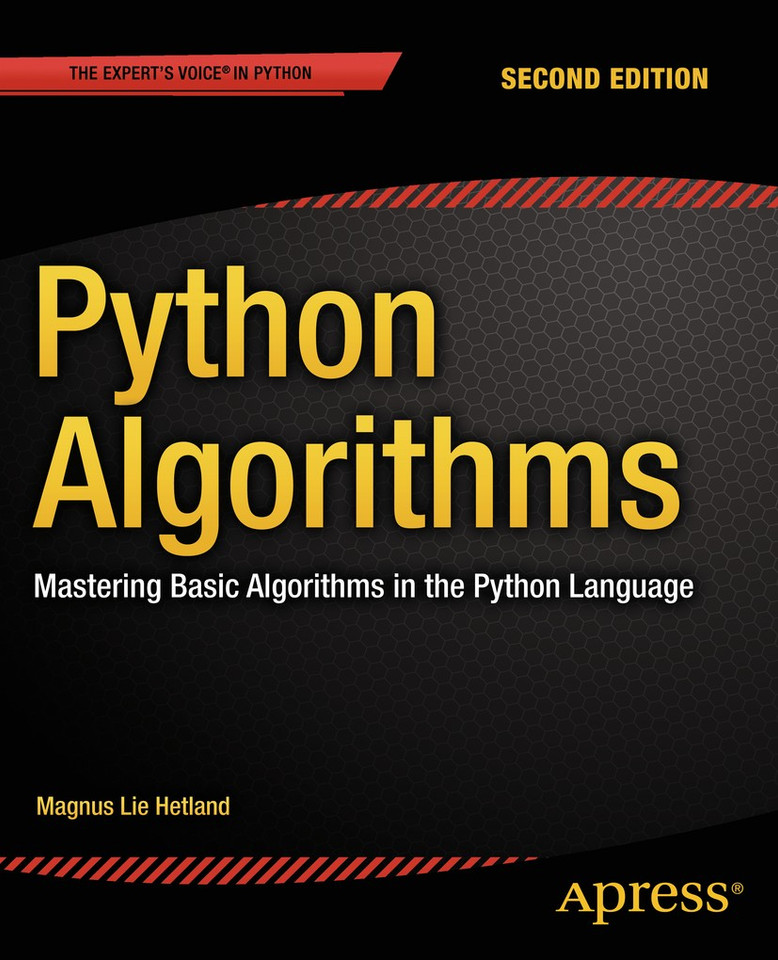 Python Algorithms: Mastering Basic Algorithms in the Python Language book cover by Magnus Lie Hetland